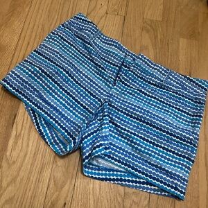 Banana Republic marimekko Blue and White Patterned Shorts